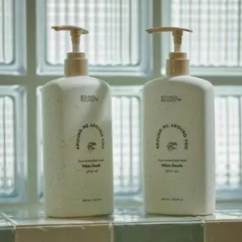 Round aRound Лесной ароматизированный гель для душа Выберите 1 из 2 [белый Dazzle] Гель для душа 400 мл