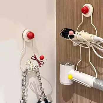 Round Baseball Cap Hanger Dopamine Hat Display Holder Suction Cup Hat Storage Rack Living Room Style A-3 Rings