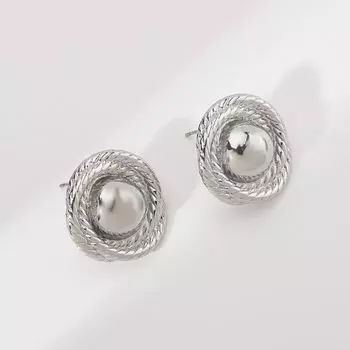 Round Geometric Chic Jewelry Fashion Circle Round Wheat Earrings Femal Statement Jewelry золотой