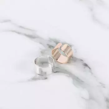 Round Geometric Gold Silver Color Cartilage Wrap Ear Cuff Fashion Accessories Clip Earrings Jewelry золотой