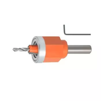 Round Handle Countersink Drill Bit Adjustable Wood Drilling Forstner Bit Milling Cutter 3.5-8