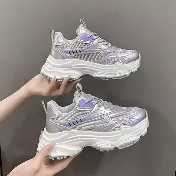 Круглая сетка на шнуровке для женщин, горячая распродажа, женская вулканизированная обувь, летние удобные дышащие повседневные женские кроссовки 35