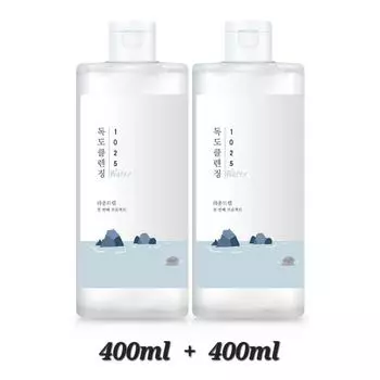 ROUND LAB 1025 Очищающая вода Dokdo, 400 мл, 2 шт.