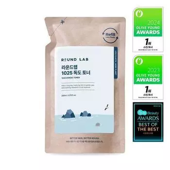 ROUND LAB 1025 Dokdo Toner 200ml Refill Pack