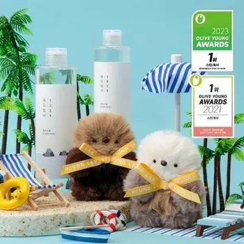 ROUND LAB 1025 Тоник Dokdo 300 мл 1+1 Специальный набор (+Кукольный брелок)