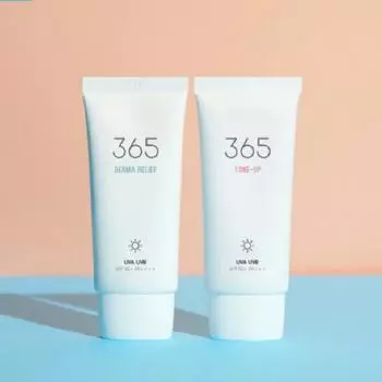 Round Lab 365 Derma Relief 365 Тонизирующий солнцезащитный крем 50 мл 2 типа 1. 365 Derma Relief Sun