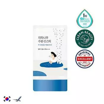 ROUND LAB березовый увлажняющий солнцезащитный крем 19г