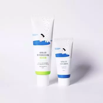 Round Lab Birch Inorganic Sunscreen 50ml Special (Cleanser 20ml provided), 1 unit