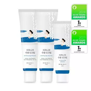 ROUND LAB BIRCH JUICE УВЛАЖНЯЮЩИЙ СОЛНЦЕЗАЩИТНЫЙ КРЕМ 50 мл 1+1 (+30мл)