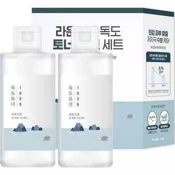Round Lab Dokdo Тонер 200мл + Лосьон 200мл Набор корейской косметики