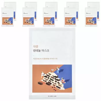 Round Lab, Маска красоты с соевым пантенолом, 10 листов, 0,85 жидких унций (25 мл) каждый