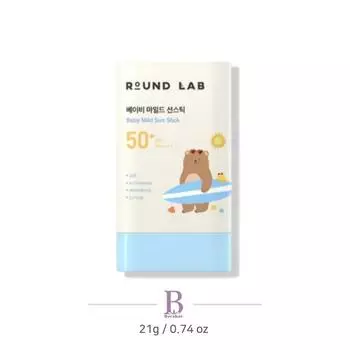 ROUND LAB Мягкий солнцезащитный крем для малышей SPF 50+ PA++++ 21 г 21g
