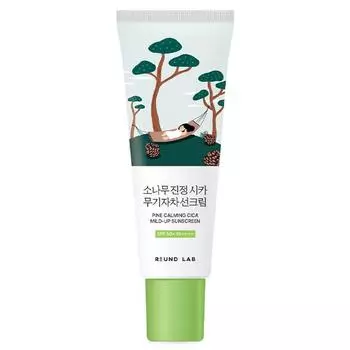 [ROUND LAB] Pine Calming Cica Mild-Up Sunscreen SPF 50+ PA++++ 40ml