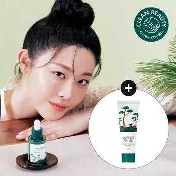 Round Lab Pine Soothing Cica Ampoule 30 мл специальный (+ 10 мл крема в комплекте)