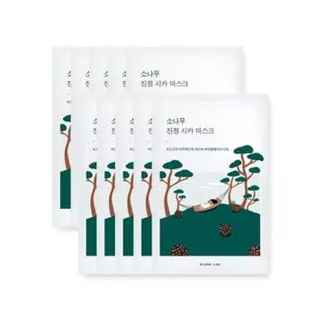 ROUND LAB Pine Tree Успокаивающая маска Cica 27мл*10шт