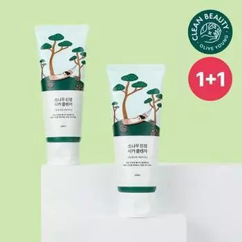 ROUND LAB Pine успокаивающее очищающее средство Cica, 100 мл, двойная упаковка