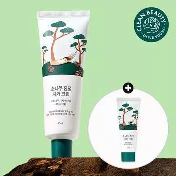 Round Lab Pine успокаивающий крем Cica 50 мл специальный (+10 мл бесплатно)