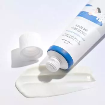 [ROUND LAB] SPF 50+ PA++++ Увлажняющий солнцезащитный крем с березой | Защита от влаги и ультрафиолета | Защита кожи Солнечная