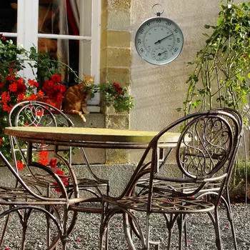 Круглый большой настенный измеритель температуры и влажности гигрометр -30-50°C/-20-120°F до