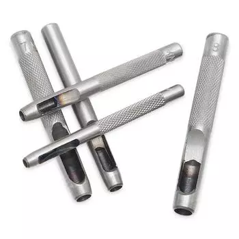 Round Leather Hollow Hole Carbon Steel Punch Tools Craft DIY for Cutting Belts Rubber Watch Strap Canvas Paper Plastic