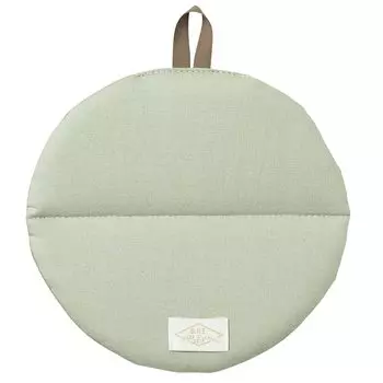 Round Pot Natural 1 Diameter cm x Thickness Made in Can Be Used as a Pot Holder and Pot Made of with Washable &NE Holder, Green, Piece, 15.5 1.5 cm,