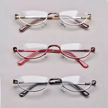 Round Reading Glasses Unisex Presbyopia Hyperopia Eyeglass Men Trendy Retro Red Eyewear Alloy Prescription Glasses +100 золотой