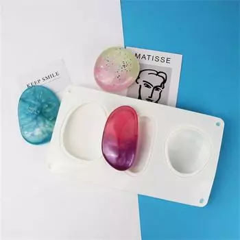 Круглая форма из камня силиконовая форма для торта гипс бетон десерт мусс форма для выпечки мыла инструмент для украшения торта