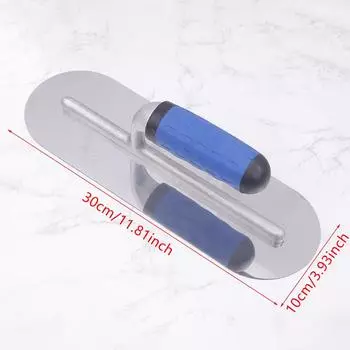 Rounded Corner Trowel Stainless Steel Trowel Plastering Thickened Cement Floor Finishing Knife
