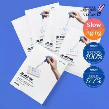 Rovectin [Очищение пор, выделение кожного сала] Rovectin Doctor Mask Pore 5 листов Pore Mask 5 листов