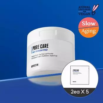 ROVECTIN Pore Care No Sebum Pad 60P (+10р)