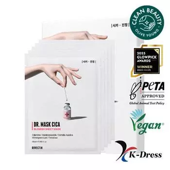 РОВЕКТИН Доктор Маска Cica 1 КОРОБКА (5 листов) 1 BOX (5 Sheets)