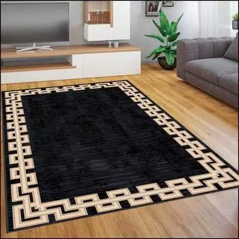 Rovigo Home Цифровая печать Моющийся нескользящий напольный ковер для гостиной RVGHOME0444