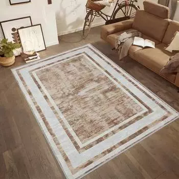 Rovigo Home Цифровая печать Моющийся нескользящий напольный ковер для гостиной RVGHOME0555