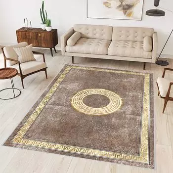 Rovigo Home Цифровая печать Моющийся нескользящий напольный ковер для гостиной RVG0324-SD1190