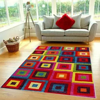 Rovigo Home Цифровая печать Моющийся нескользящий ковер для гостиной RVG0372