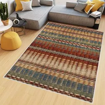 Rovigo Home Цифровая печать Моющийся нескользящий напольный ковер для гостиной RVG0506