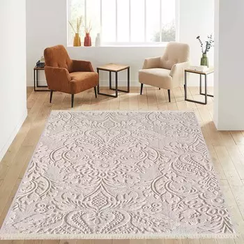 Rovigo Home Ковер с цифровой печатью на хлопковой основе с бахромой RVG8105