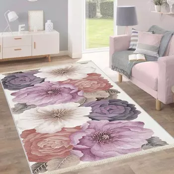 Rovigo Home ковер с цифровой печатью на хлопковой основе с бахромой RVG8115