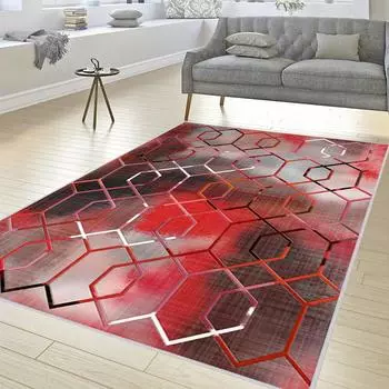 Rovigo Home Моющийся ковер с набивным рисунком RVG1538-HT1394