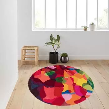 Rovigo Home Моющийся круглый ковер с принтом RHM7281