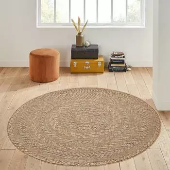 Rovigo Home Моющийся круглый ковер с принтом RHM7054