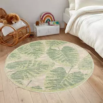 Rovigo Home Моющийся круглый ковер с принтом RHM7163