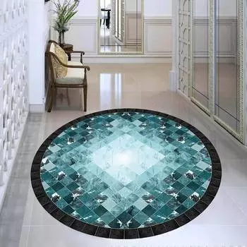 Rovigo Home Моющийся круглый ковер с принтом RHM7341-SD1023