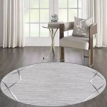 Rovigo Home Моющийся круглый ковер с принтом RHM7114