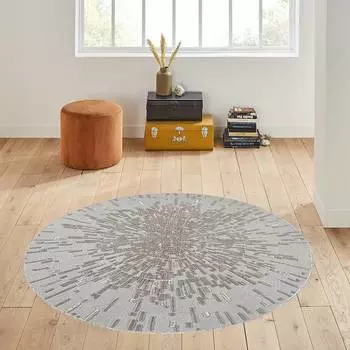 Rovigo Home Моющийся круглый ковер с принтом RHM7001