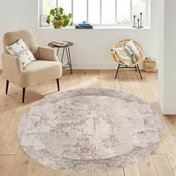 Rovigo Home Моющийся круглый ковер с принтом RHM7299-HT948