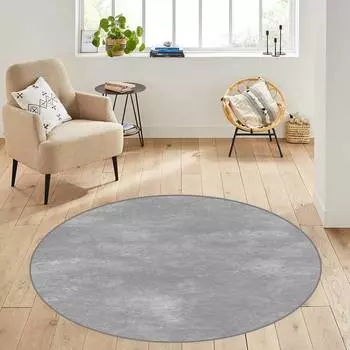 Rovigo Home Моющийся круглый ковер с принтом RHM7096