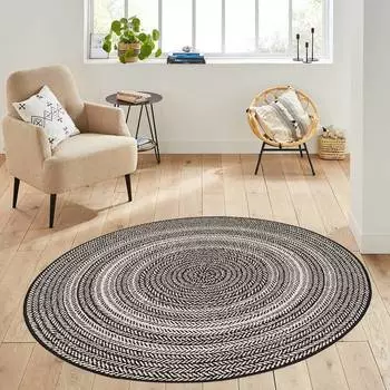 Rovigo Home Моющийся круглый ковер с принтом RHM7003