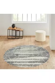 Rovigo Home Моющийся круглый ковер с принтом RHM7140