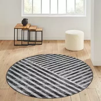 Rovigo Home Моющийся круглый ковер с принтом RHM7081